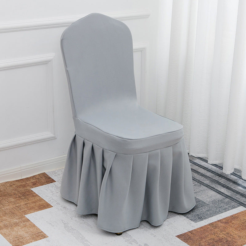 Air Layer Skirt Chair Cover Grey