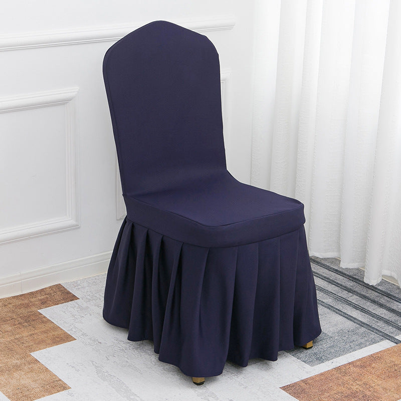 Air Layer Skirt Chair Cover Navy