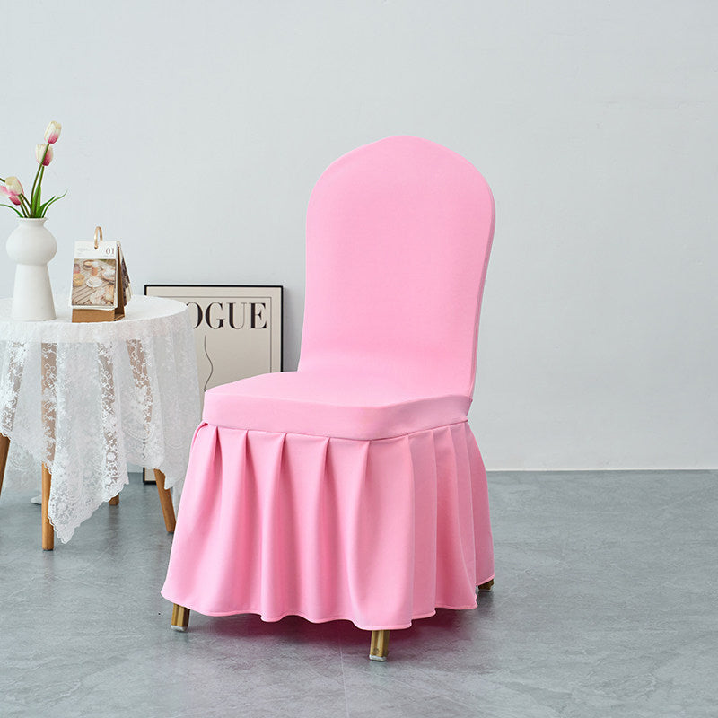 Air Layer Skirt Chair Cover Pink