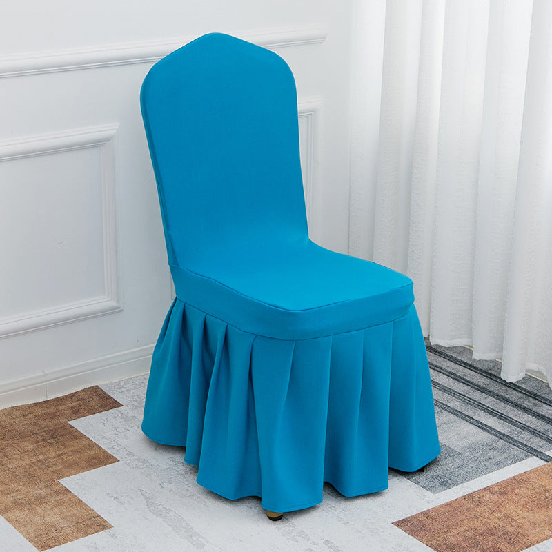 Air Layer Skirt Chair Cover Lake Blue