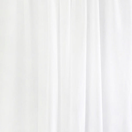 Chiffon Ceiling Drapery With Rod Pocket 5ftx32ft White