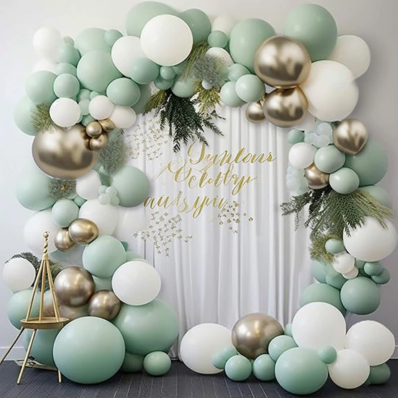 25 Pc Chrome Champagne Gold Latex Helium, Air or Water Balloons 12"