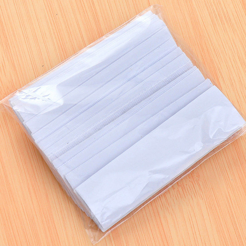 10 Pc White DIY Table Skirt Velcro Tapes 1.4"x4.5"