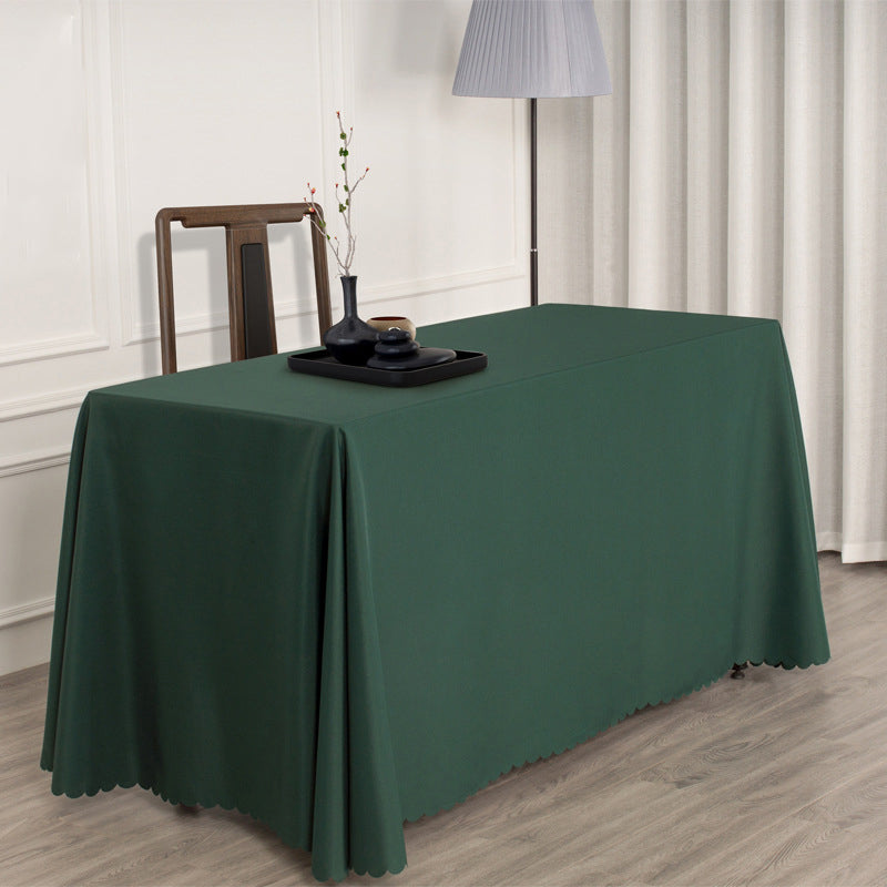 Polyester Rectangular Tablecloth 60"x102" Dark Green