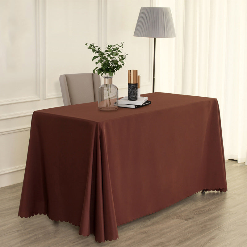Polyester Rectangular Tablecloth 50"x120" Dark Brown