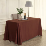 Polyester Rectangular Tablecloth 50"x120" Dark Brown