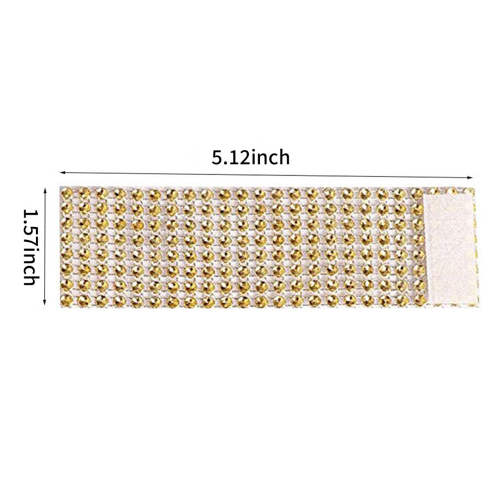 10 Pc Diamond Rhinestone Napkin Rings Red