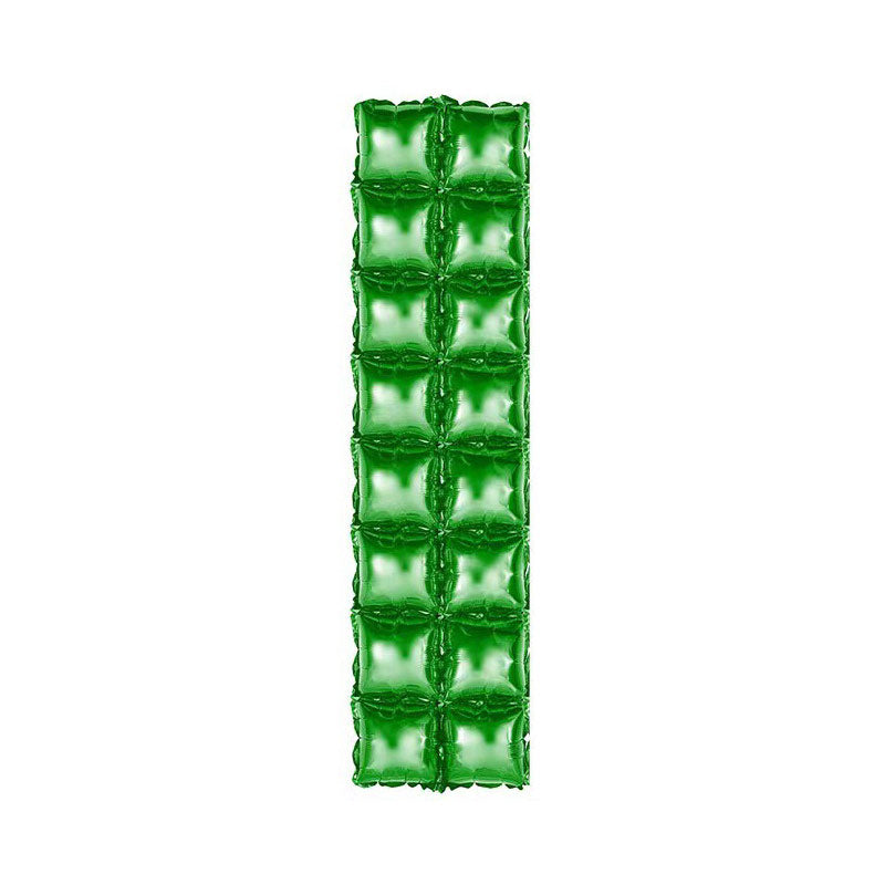 10 Pc Double Row Mylar Foil Balloon Backdrop 41"x11" Green