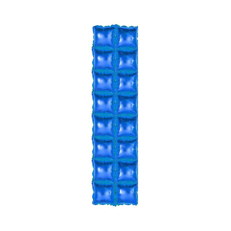 10 Pc Double Row Mylar Foil Balloon Backdrop 41"x11" Blue