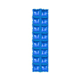 10 Pc Double Row Mylar Foil Balloon Backdrop 41"x11" Blue