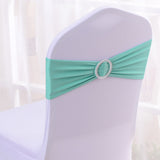 Elastic Chair Back Bow 6"x14" Tiffany Blue