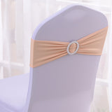 Elastic Chair Back Bow 6"x14" Champagne