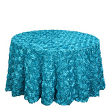 Satin Round Tablecloth 120" Emerald