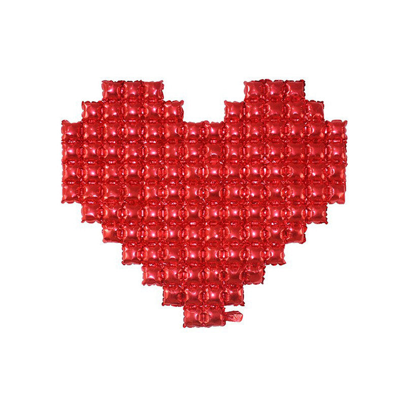 Extra Large Heart Mylar Foil Balloon 54"x46" Red