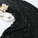 Gauze Cotton And Linen Table Runner 10ft Black