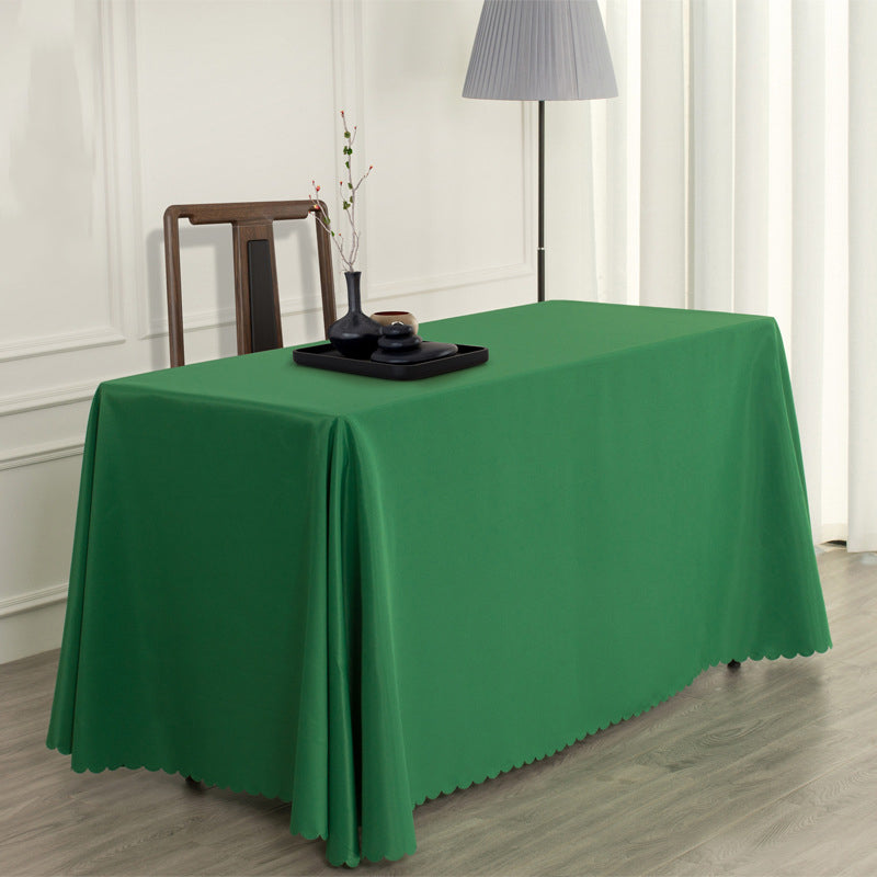 Polyester Rectangular Tablecloth 60"x102" Dark Green