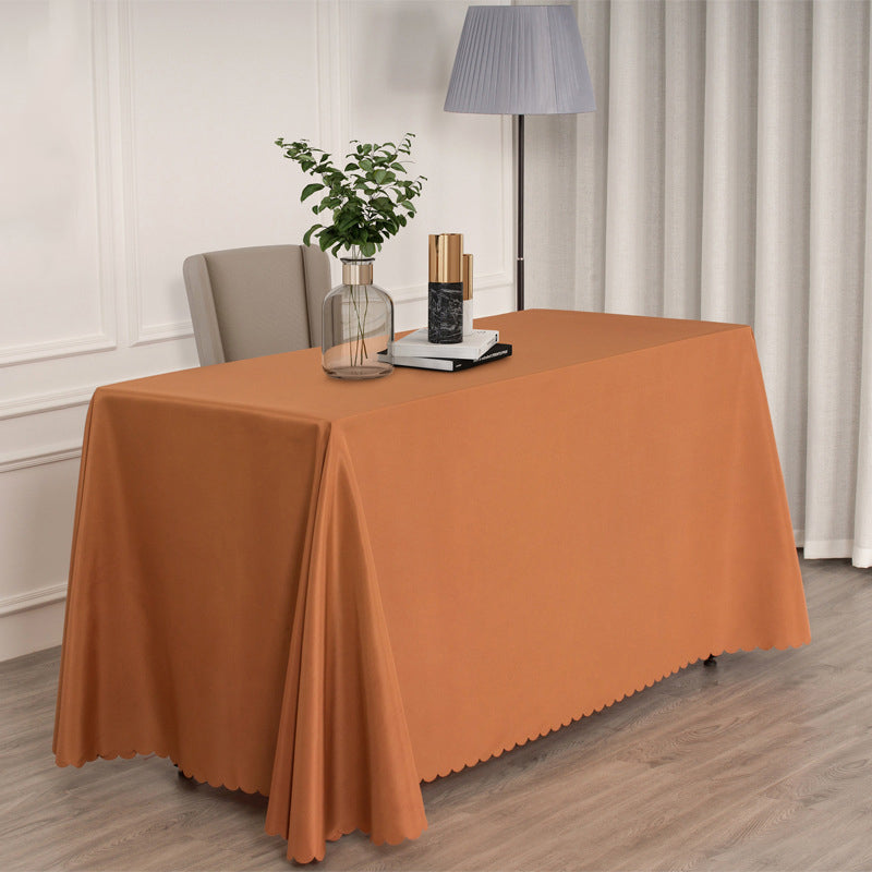Polyester Rectangular Tablecloth 50"x120" Light Brown