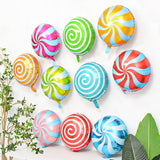 5 Pc Pink Swirl Print Mylar Foil Helium/Air Balloons 18"