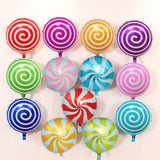 5 Pc Pink Swirl Print Mylar Foil Helium/Air Balloons 18"