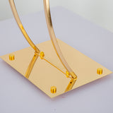 Metal Floral Arch Frame 38" Gold