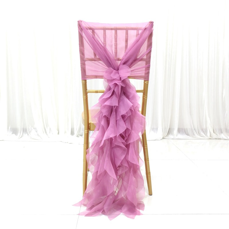 Milk Yarn Chair Cover Pink