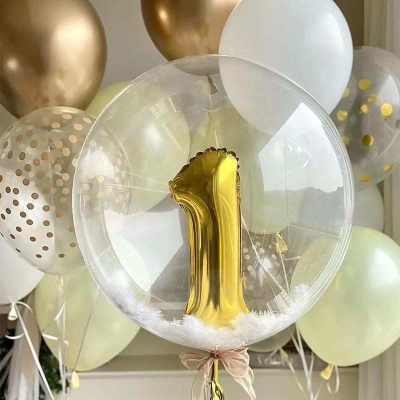 Number Mylar Foil Balloons 16" Gold
