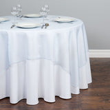 Organza Table Overlay 72"x72" Gold