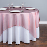 Organza Table Overlay 72"x72" Gold