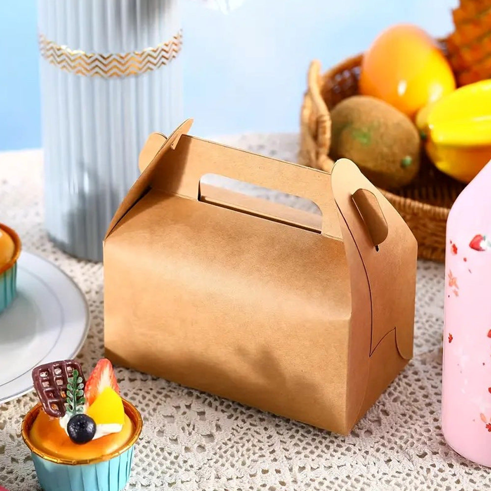 25 Pc Party Favor Gift Tote Gable Box Bags 6.4