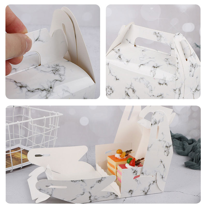 25 Pc Party Favor Gift Tote Gable Box Bags 6.4