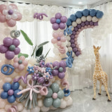100 Pc Pastel Dusk Purple Latex, Air or Water Balloons 5"