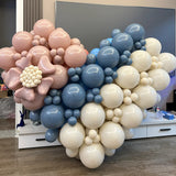100 Pc Pastel Dusk White  Latex Helium, Air or Water Balloons 10"