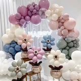 100 Pc Pastel Dusk Purple Latex, Air or Water Balloons 5"