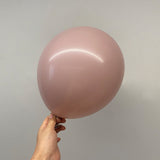 100 Pc Pastel Dusk Rose Latex Helium, Air or Water Balloons 10"