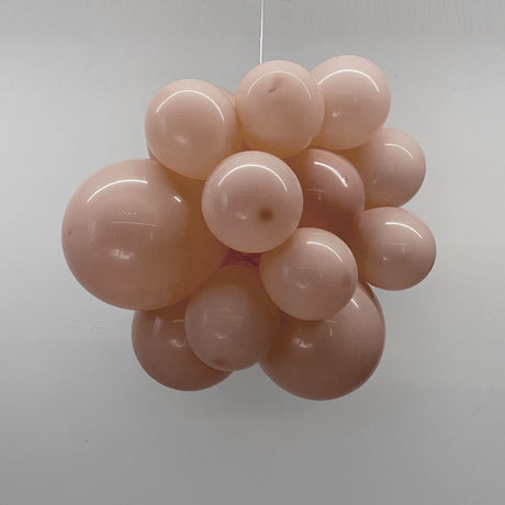 100 Pc Pastel Dusk Rose Latex Helium, Air or Water Balloons 10"