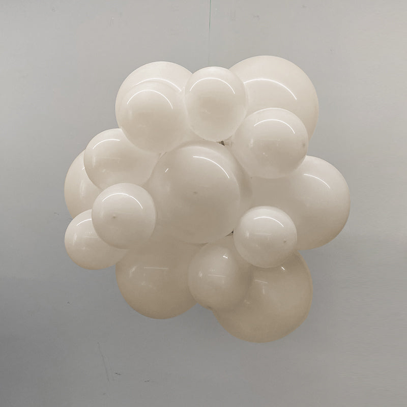 10 Pc Pastel Dusk White Latex Helium, Air or Water Balloons 18"
