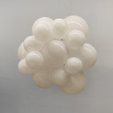 10 Pc Pastel Dusk White Latex Helium, Air or Water Balloons 18"