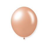 25 Pc Shiny Pearl Rose Gold Latex Helium, Air or Water Balloons 12"