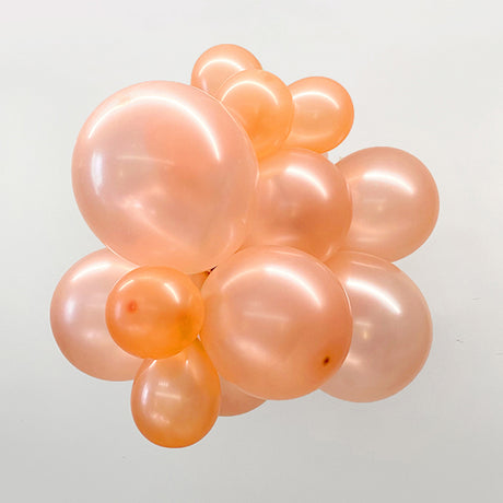 5 Pc Shiny Pearl Rose Gold Latex Helium, Air or Water Balloons 36"