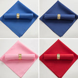 5 Pc Polyester Napkins 19"x19" Orange