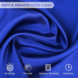 5 Pc Satin Soft Cloth Napkins 17"x17" Apricot Pink