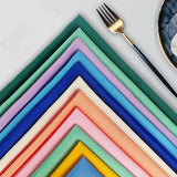 5 Pc Polyester Napkins 19"x19" Orange