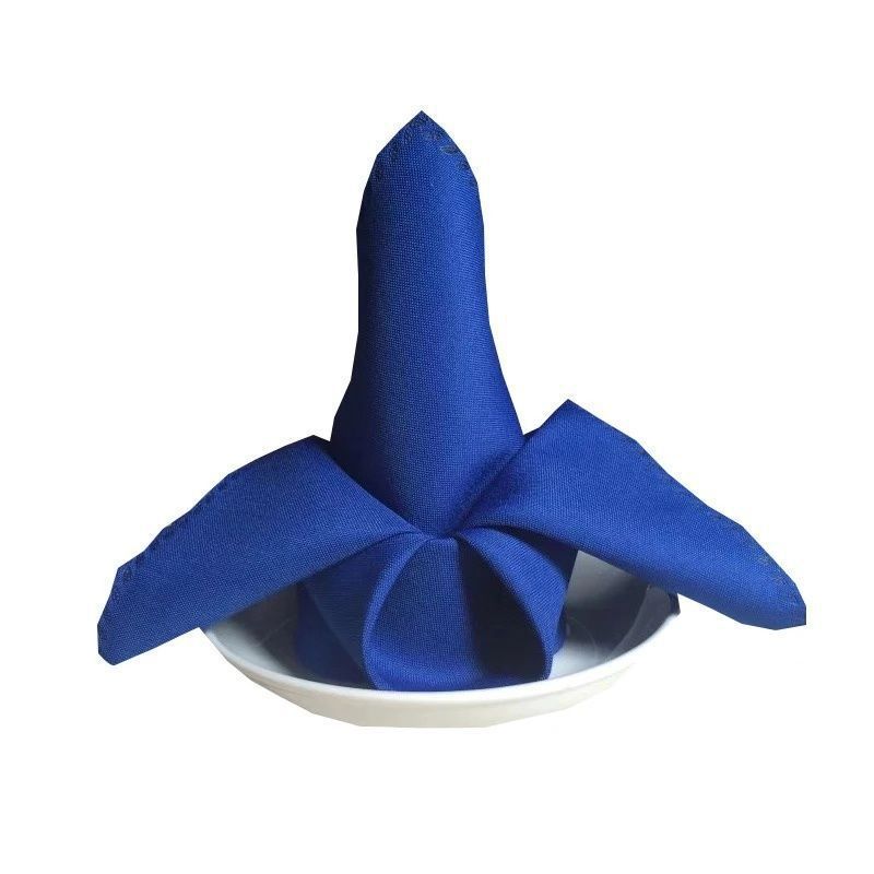 5 Pc Polyester Napkins 19"x19" Royal Blue