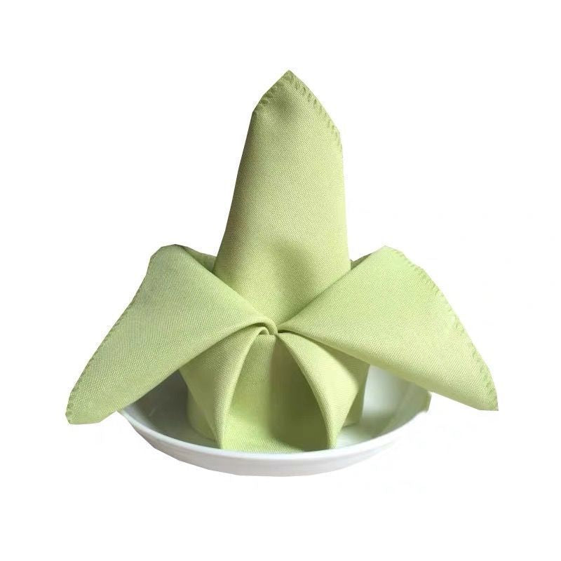 5 Pc Polyester Napkins 19"x19" Orange