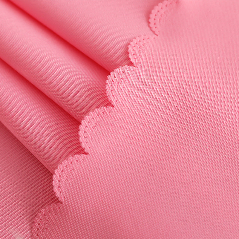 Polyester Round Tablecloth 86" Sky Blue