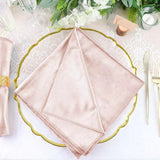 5 Pc Premium Velvet Napkins 18"x18" Pink