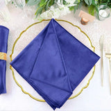 5 Pc Premium Velvet Napkins 18"x18" Royal Blue