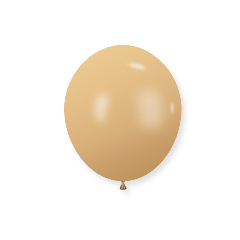 100 Pc Retro Apricot Latex Helium, Air or Water Balloons 10"