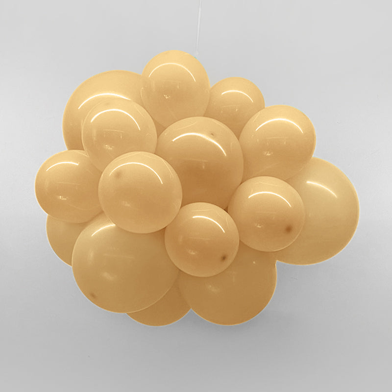 10 Pc Retro Apricot Latex Helium, Air or Water Balloons 18"