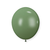 25 Pc Retro Avocado Green Latex Helium, Air or Water Balloons 12"